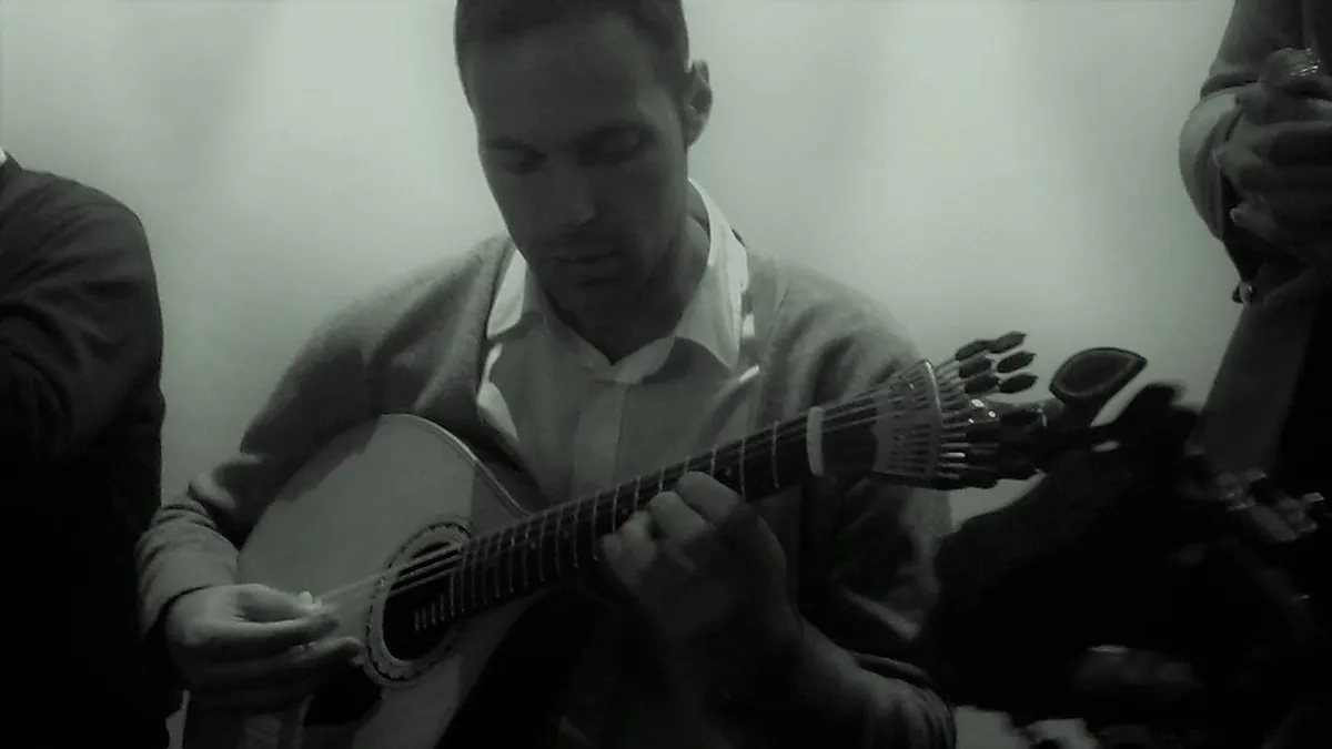 Portuguese guitar at a Fado performance in Lisbon