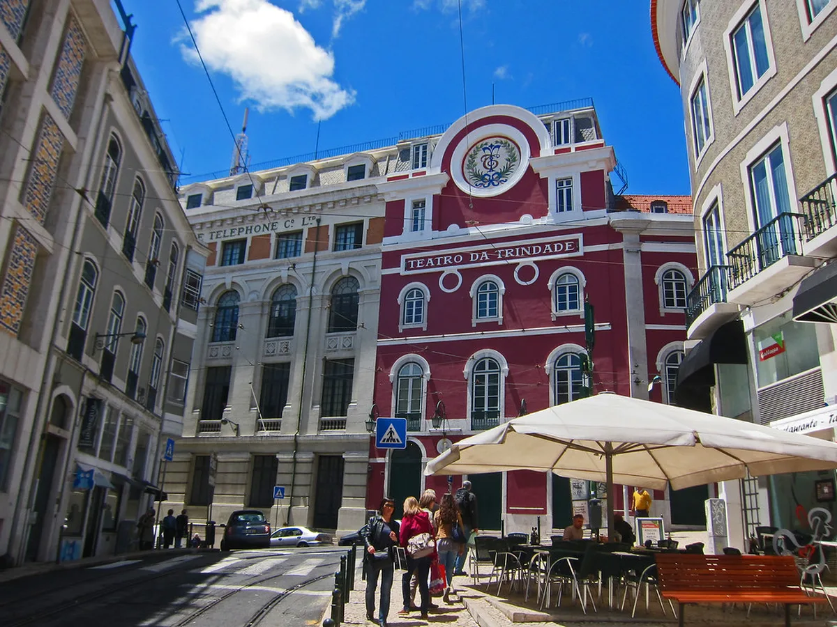 The Chiado district in Lisbon