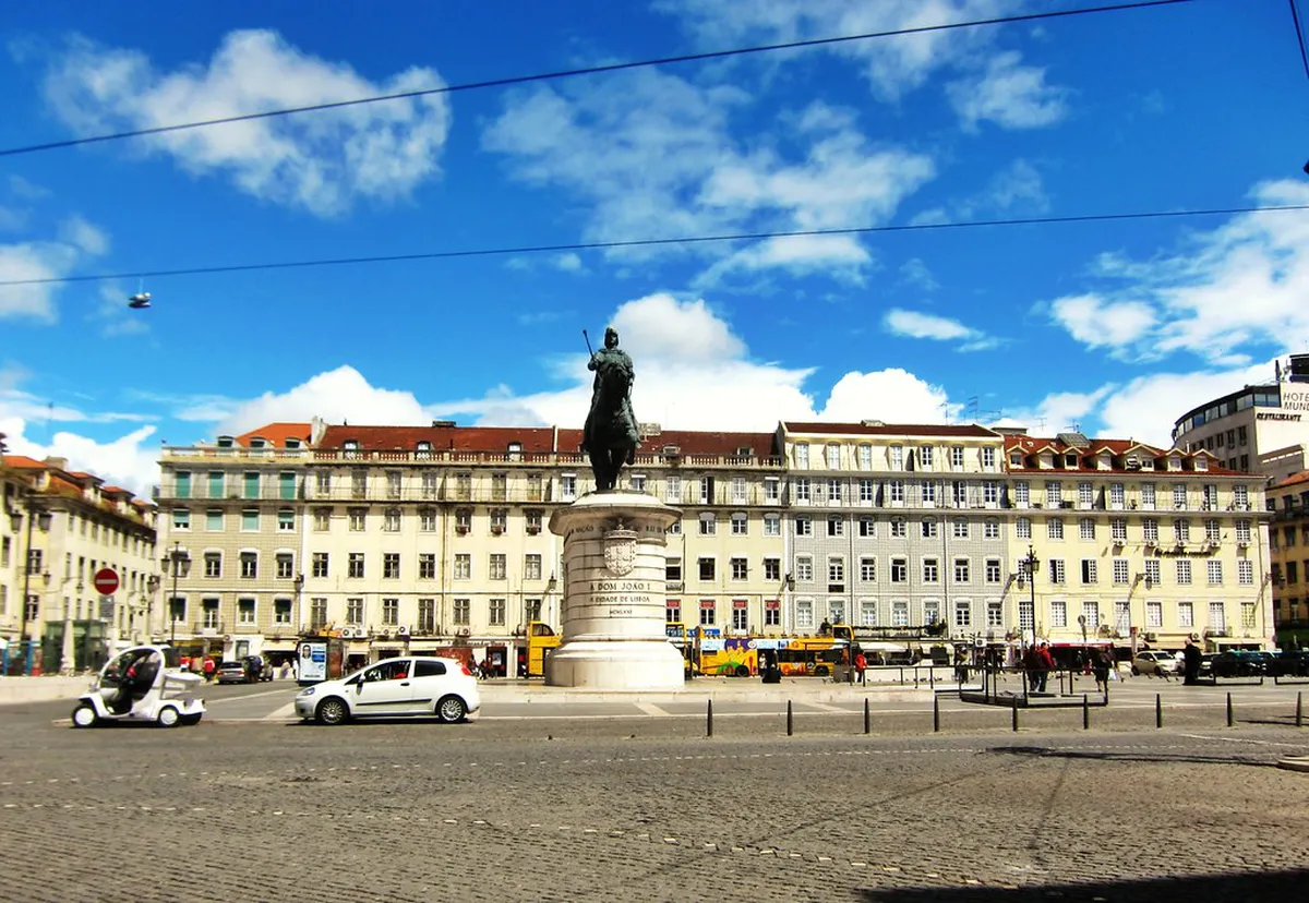 Praça da Figueira in central Lisbon
