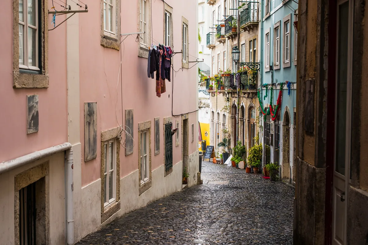 The Alfama quarter in Lisbon