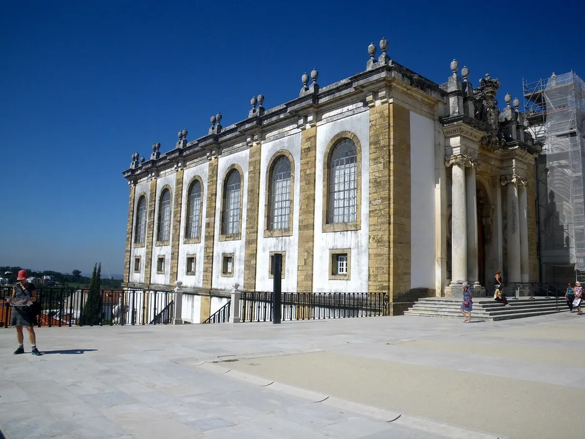 The Baroque interior of the Joanina Library at Coimbra University, a landmark of Portugal's literary heritage