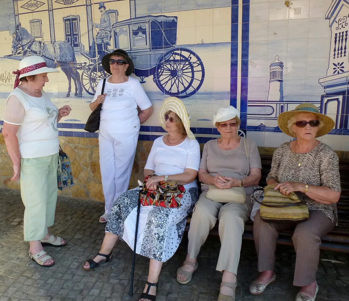 Faro bus station in Portugal with local buses serving the city center and surrounding Algarve region