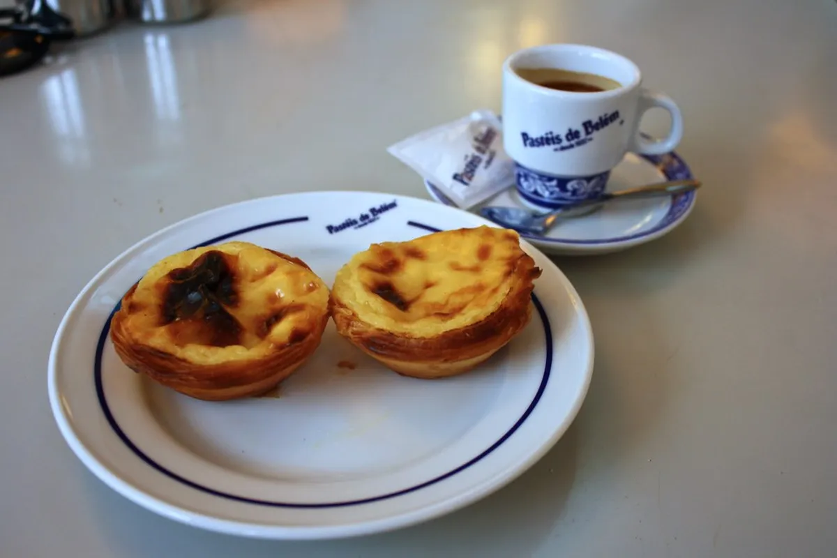 Pastéis de Belém bakery in Lisbon, the home of the original custard tart recipe since 1837