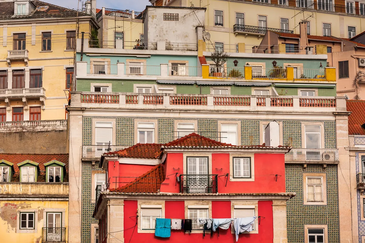 The vibrant Chiado district in Lisbon with its elegant streets and cultural buildings