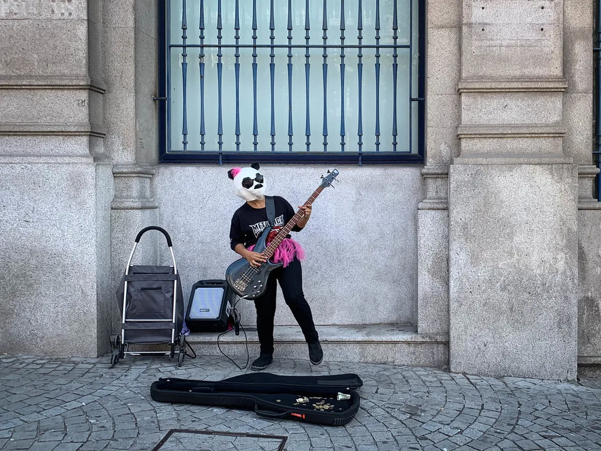 Porto Praça da Liberdade square surrounded by elegant neoclassical buildings and independent artisan shop fronts