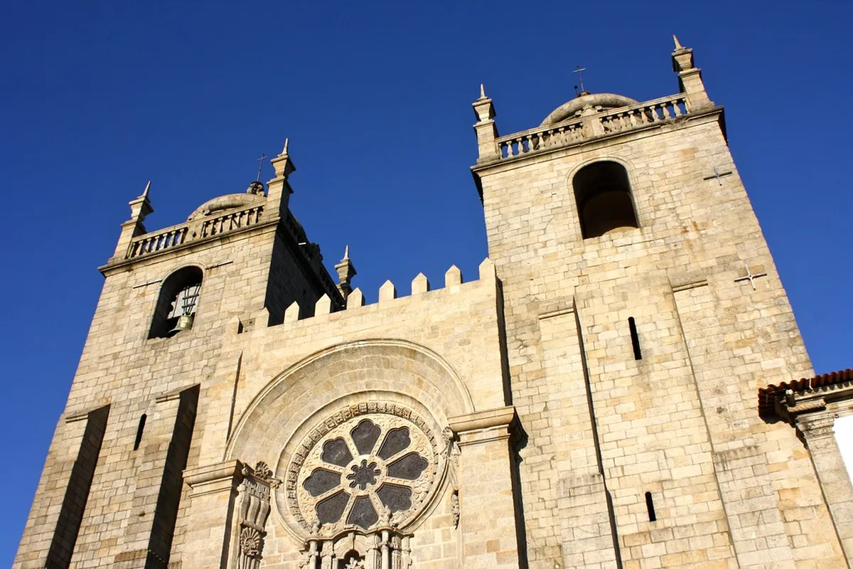 Porto's São Martinho de Cedofeita Romanesque church with ancient stone facade and tower