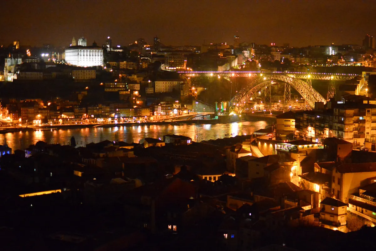 Porto Yeatman Hotel perched above the Douro River with panoramic views of the city skyline